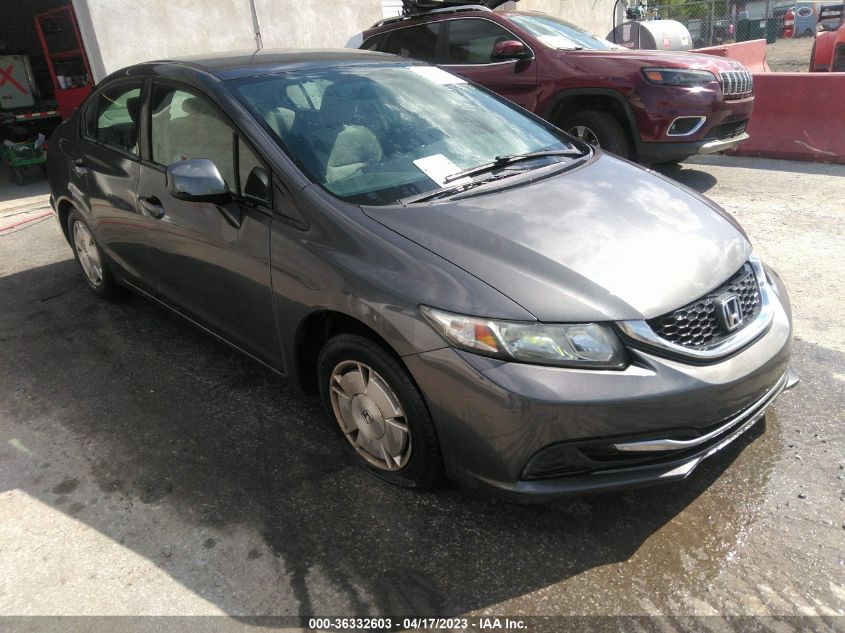 2013 HONDA CIVIC SDN HF - 2HGFB2F62DH533496