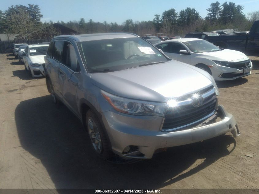 2015 TOYOTA HIGHLANDER HYBRID LIMITED - 5TDDCRFH8FS013353