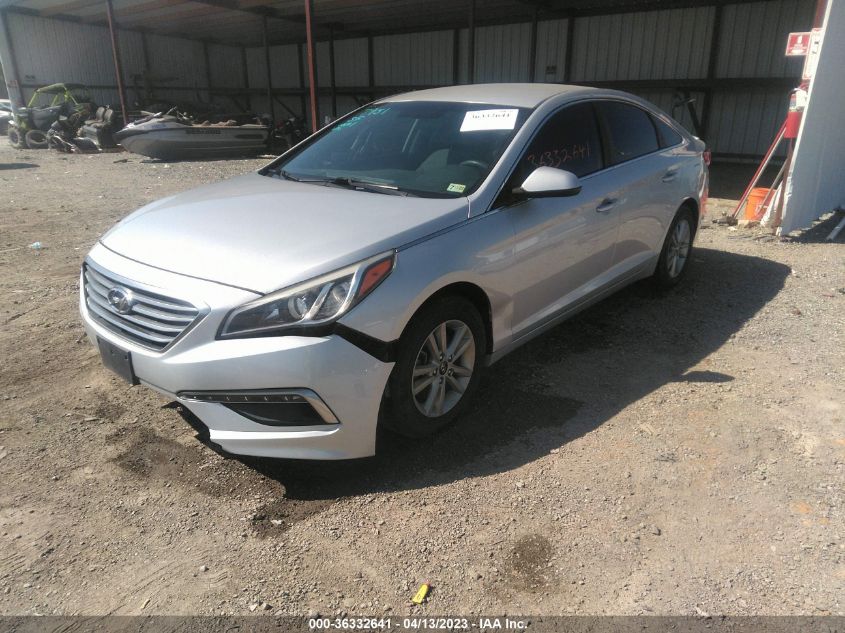 2015 HYUNDAI SONATA 2.4L SE - 5NPE24AF5FH169808