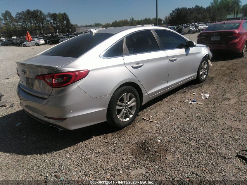 2015 HYUNDAI SONATA 2.4L SE - 5NPE24AF5FH169808