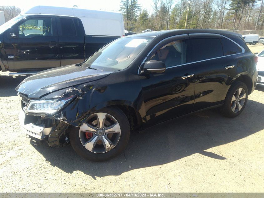 2016 ACURA MDX - 5FRYD4H27GB048111