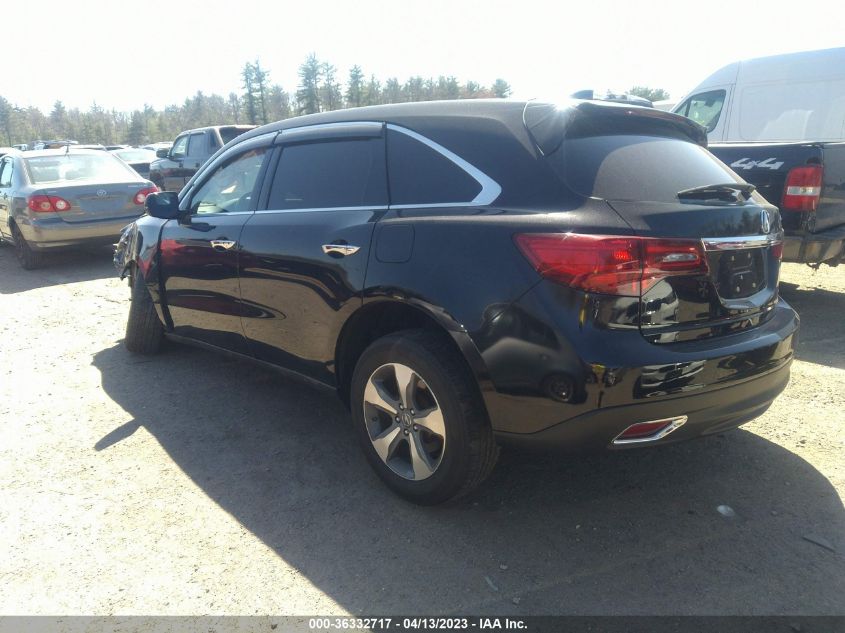 2016 ACURA MDX - 5FRYD4H27GB048111