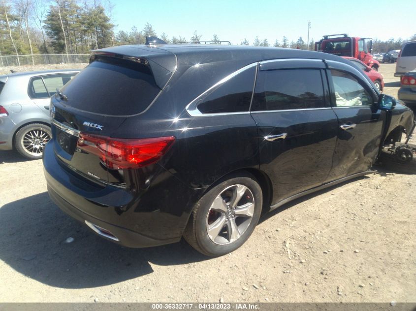 2016 ACURA MDX - 5FRYD4H27GB048111