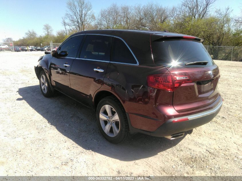 2013 ACURA MDX TECH PKG - 2HNYD2H34DH525298