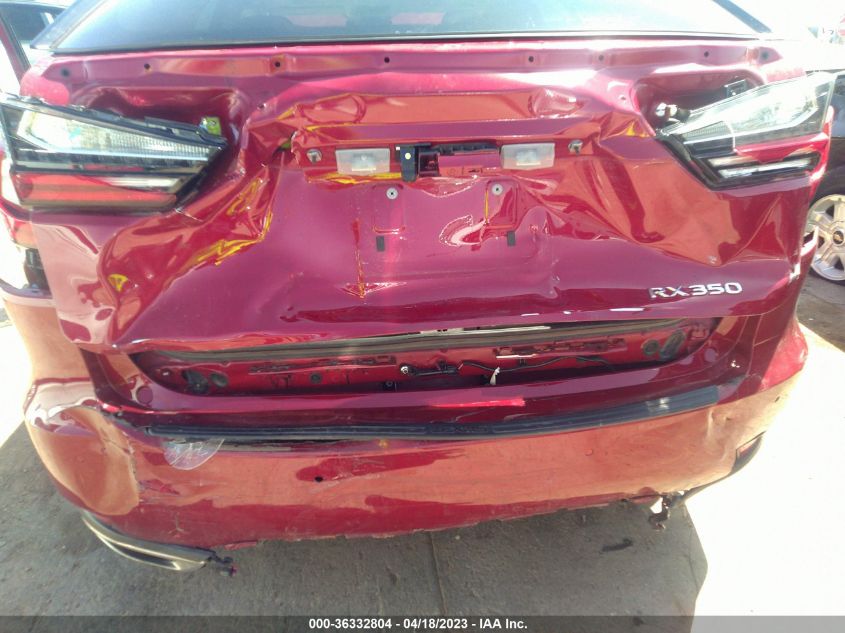 2022 LEXUS RX RX 350 - 2T2HZMAA9NC245380