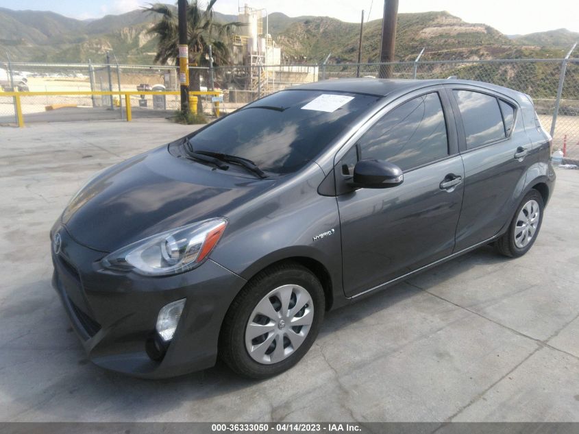 2015 TOYOTA PRIUS C ONE/TWO/THREE/FOUR - JTDKDTB39F1099698