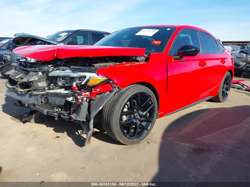 VIN 19XFL2H89NE005039 2022 HONDA CIVIC HATCHBACK SPORT