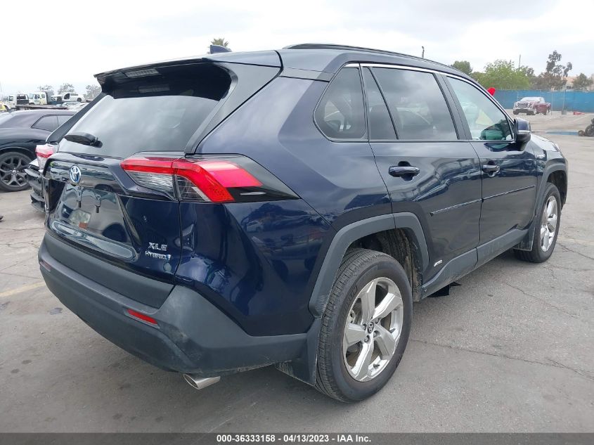 2021 TOYOTA RAV4 HYBRID - 4T3B6RFV0MU027585