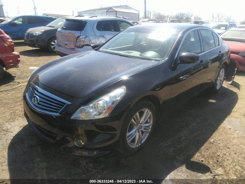 2013 INFINITI G37 SEDAN X JN1CV6AR9DM764025
