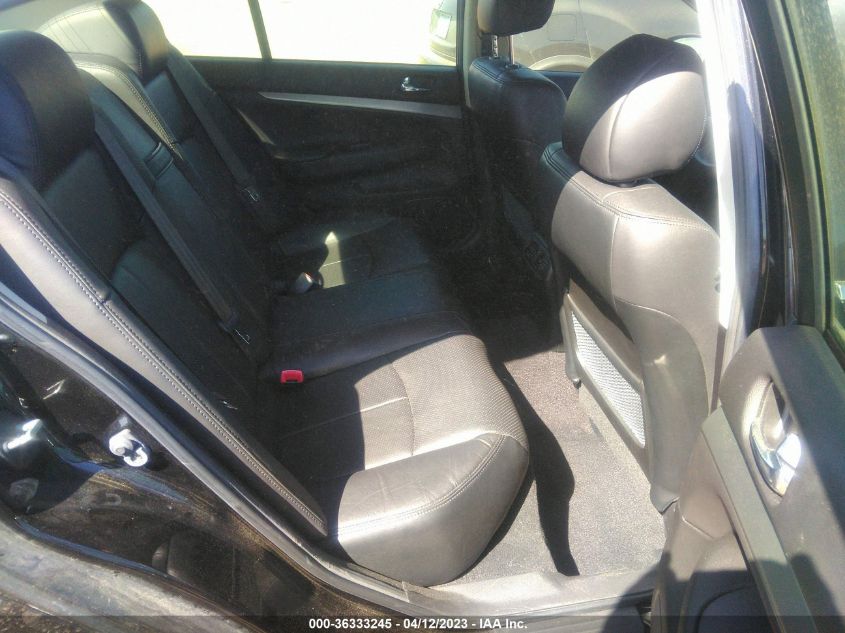 2013 INFINITI G37 SEDAN X JN1CV6AR9DM764025