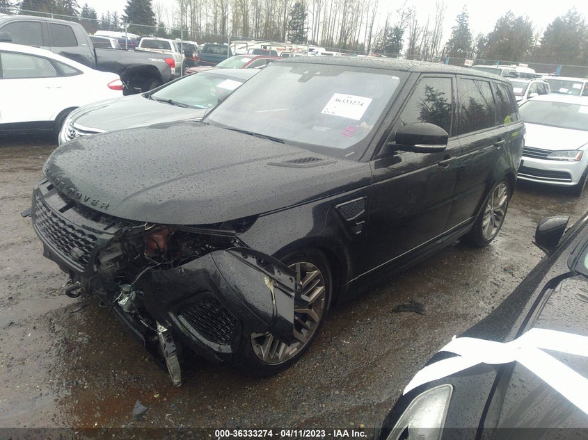 VIN SALWZ2FEXHA145334 2017 LAND ROVER RANGE ROVER SPORT SVR