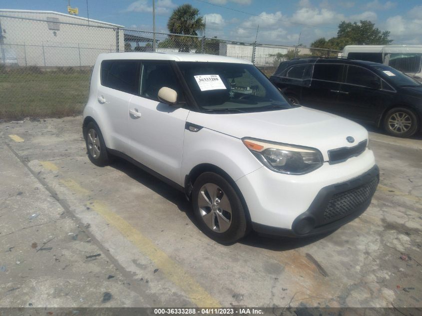 2014 KIA SOUL BASE - KNDJN2A27E7049650