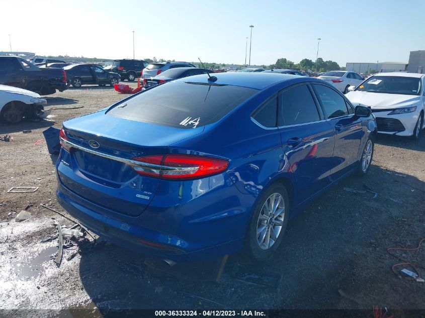 2017 FORD FUSION SE - 3FA6P0HD7HR246414