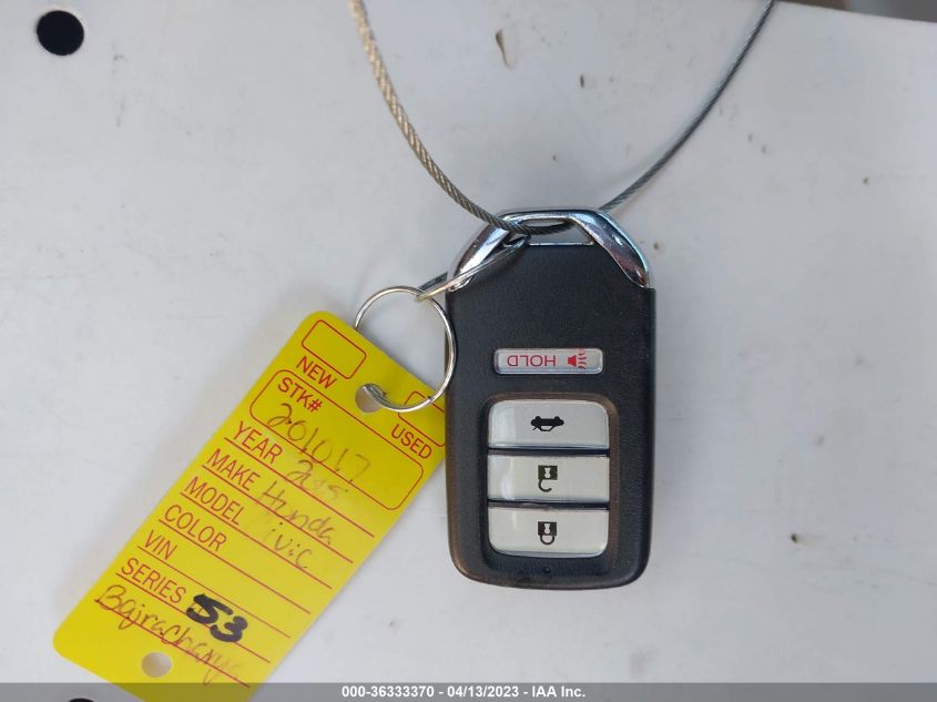 2015 HONDA CIVIC SEDAN EX - 19XFB2F86FE042086