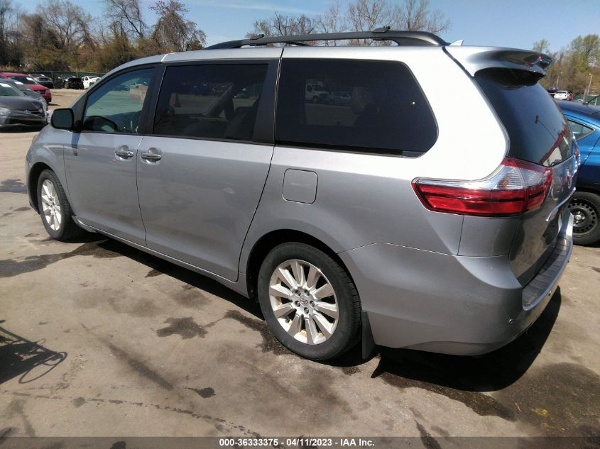 2015 TOYOTA SIENNA LTD/XLE/XLE PREMIUM - 5TDDK3DC6FS110591