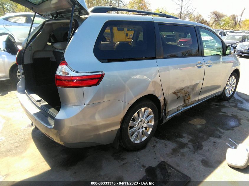 2015 TOYOTA SIENNA LTD/XLE/XLE PREMIUM - 5TDDK3DC6FS110591
