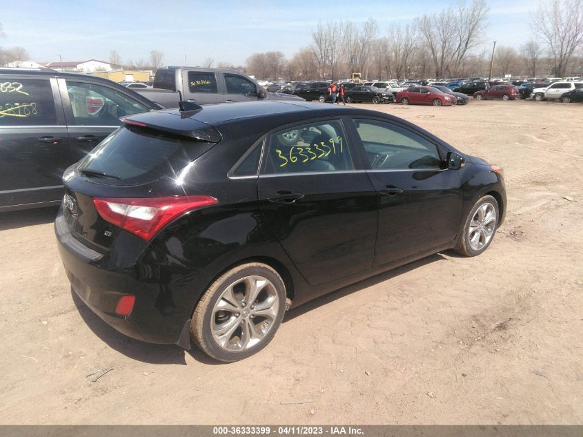 2013 HYUNDAI ELANTRA GT W/BLUE INT - KMHD35LE5DU054224