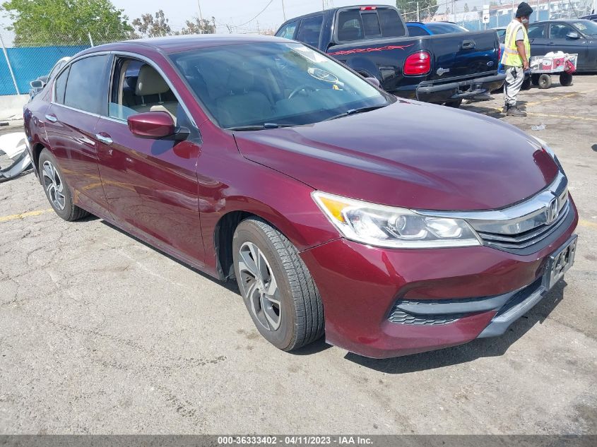 2016 HONDA ACCORD SEDAN LX - 1HGCR2F39GA123852