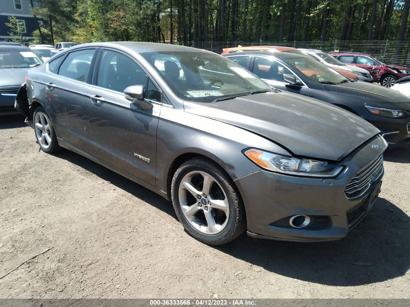 2014 FORD FUSION SE HYBRID - 3FA6P0LU5ER174115