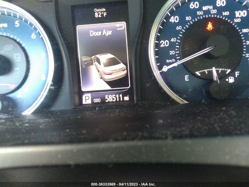 2016 TOYOTA CAMRY XLE/SE/LE/XSE - 4T1BF1FKXGU544753