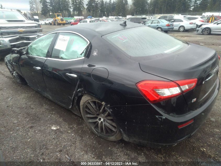 2015 MASERATI GHIBLI S Q4 ZAM57RTA1F1160235