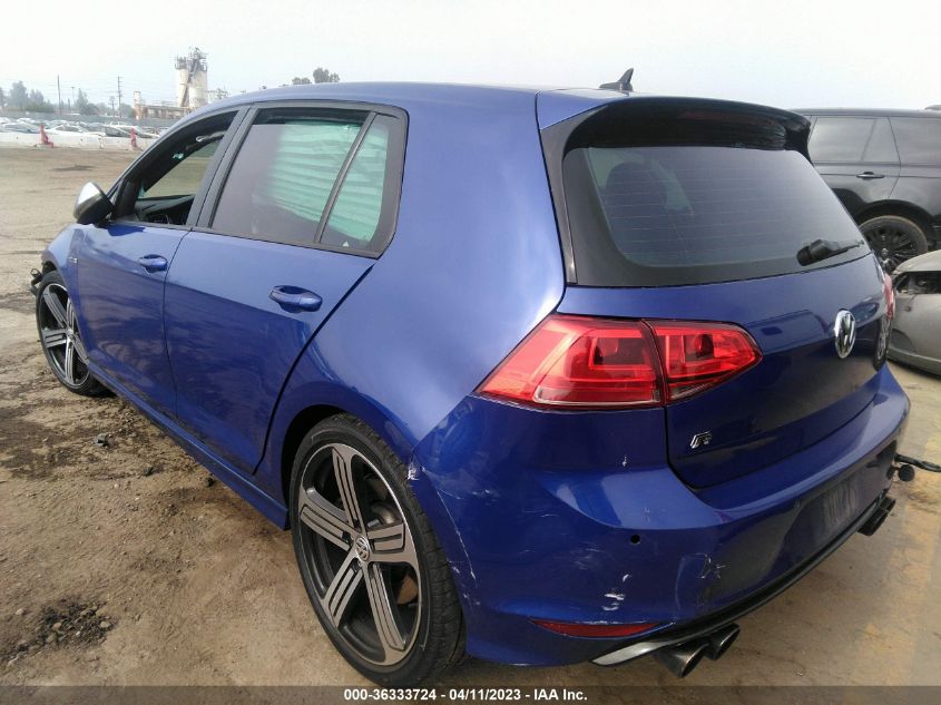 2015 VOLKSWAGEN GOLF R WVWLF7AUXFW186366