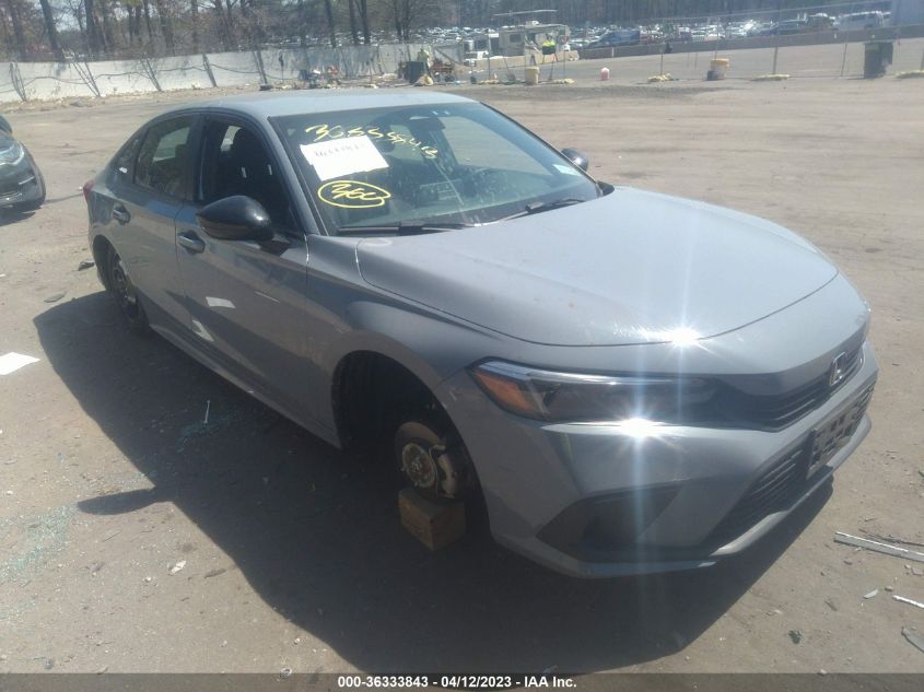 2022 HONDA CIVIC SEDAN SPORT - 2HGFE2F56NH580773