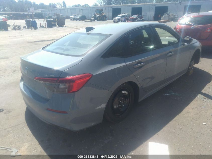 2022 HONDA CIVIC SEDAN SPORT - 2HGFE2F56NH580773