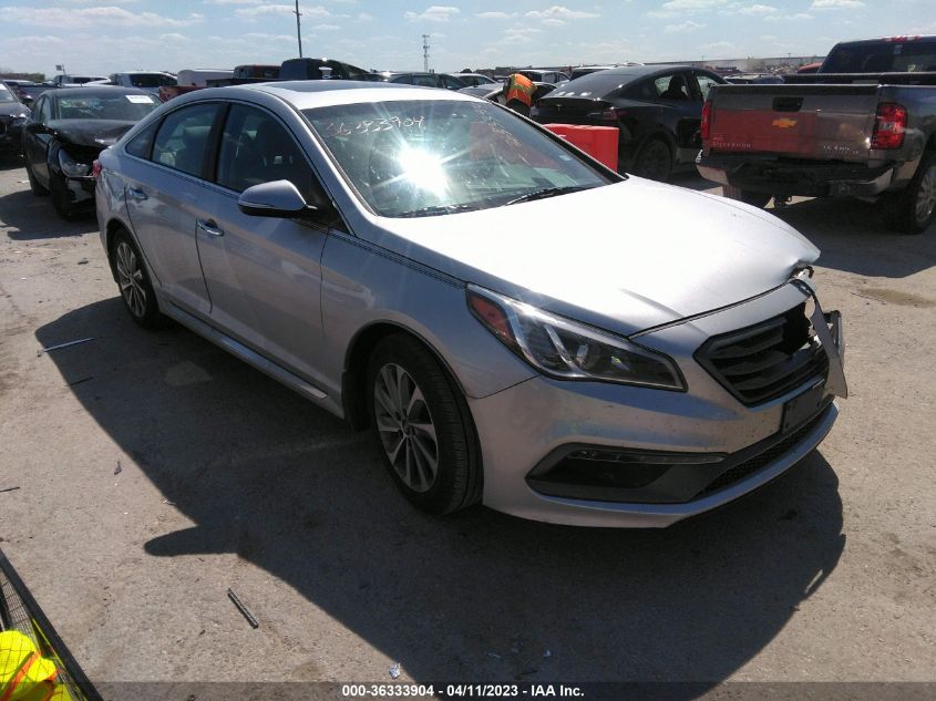 2017 HYUNDAI SONATA SPORT - 5NPE34AF5HH554284