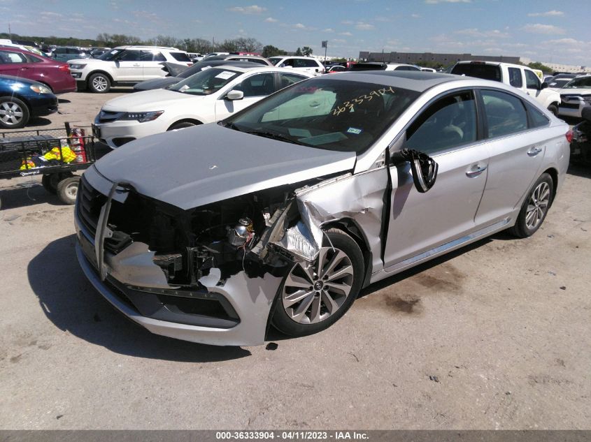 2017 HYUNDAI SONATA SPORT - 5NPE34AF5HH554284