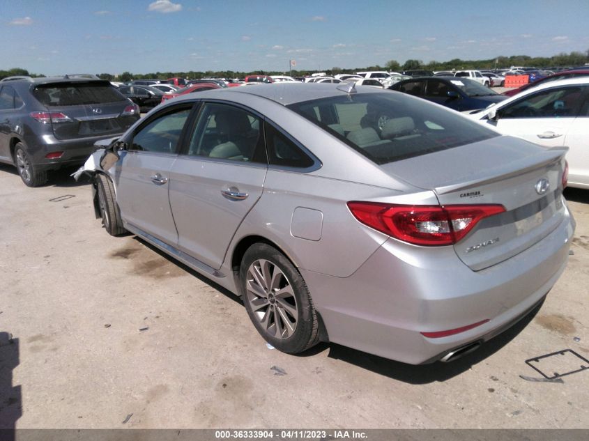 2017 HYUNDAI SONATA SPORT - 5NPE34AF5HH554284