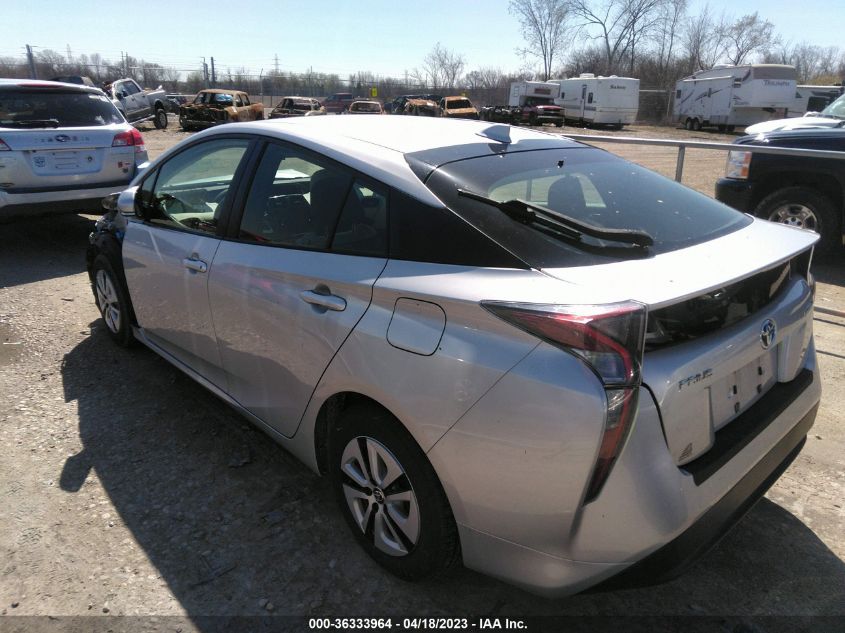 2016 TOYOTA PRIUS FOUR - JTDKARFU4G3025934
