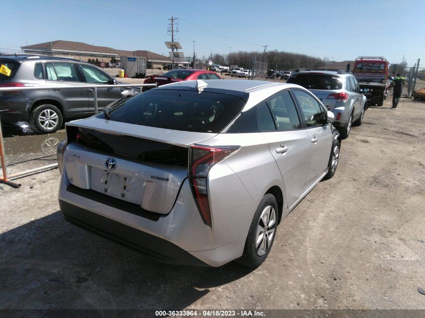 2016 TOYOTA PRIUS FOUR - JTDKARFU4G3025934