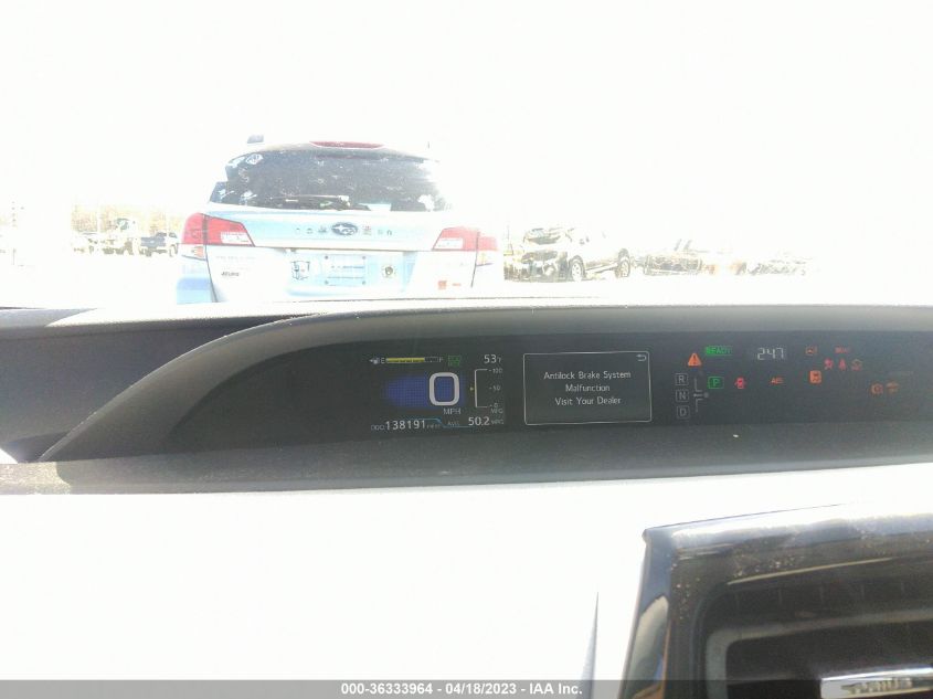 2016 TOYOTA PRIUS FOUR - JTDKARFU4G3025934