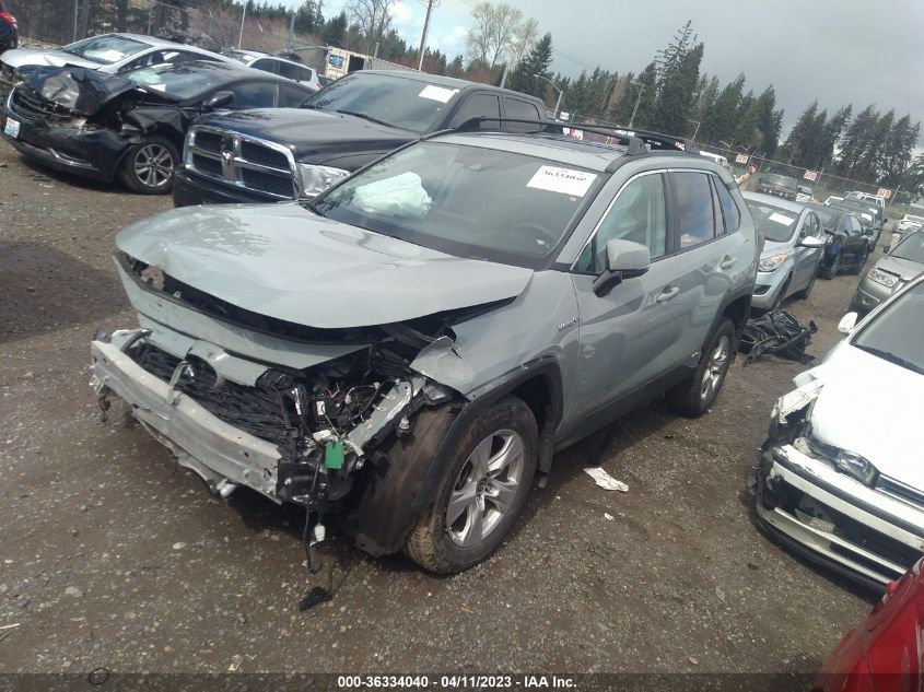 2021 TOYOTA RAV4 HYBRID XLE - 4T3RWRFV8MU018079
