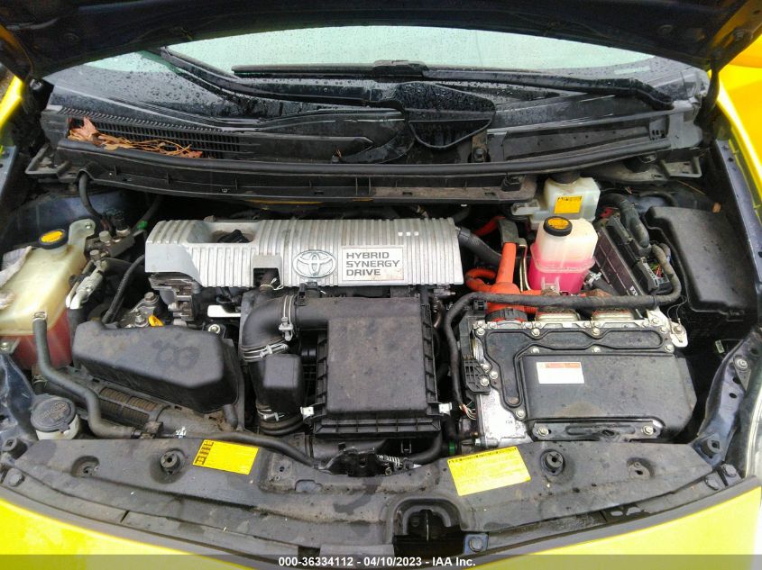 2013 TOYOTA PRIUS ONE/TWO/THREE/FOUR/FIVE - JTDKN3DU1D0350865