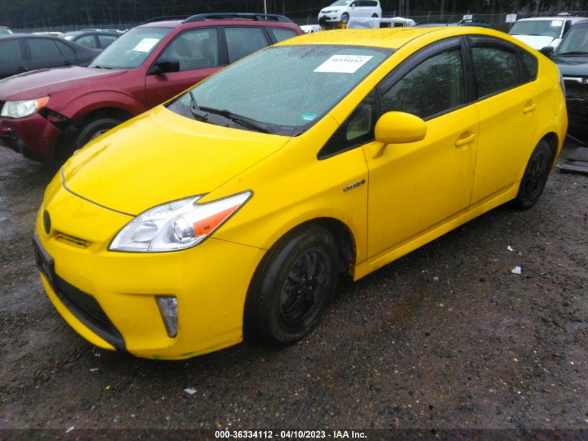 2013 TOYOTA PRIUS ONE/TWO/THREE/FOUR/FIVE - JTDKN3DU1D0350865