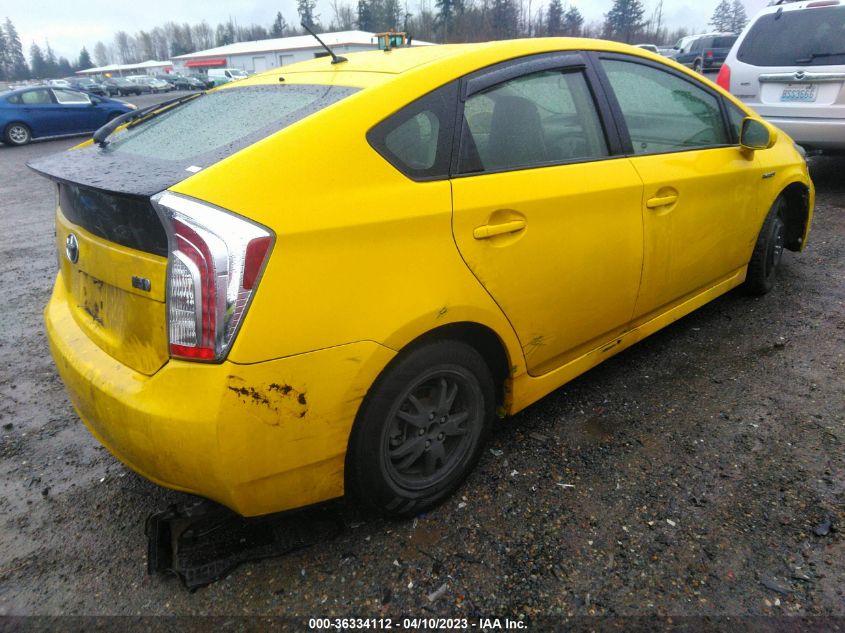 2013 TOYOTA PRIUS ONE/TWO/THREE/FOUR/FIVE - JTDKN3DU1D0350865