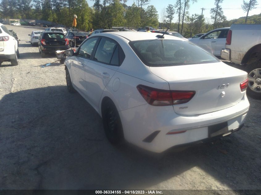 2022 KIA RIO S - 3KPA24AD6NE454985