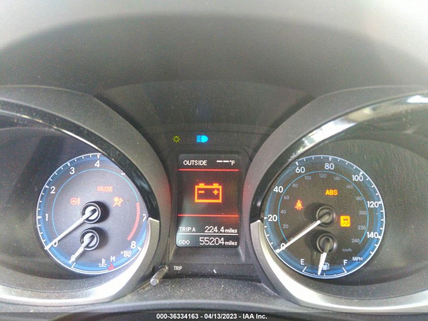 2016 TOYOTA COROLLA L/LE/S/S PLUS/LE PLUS - 2T1BURHE1GC601080