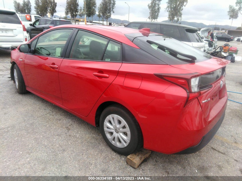VIN JTDKAMFUXM3147969 2021 TOYOTA PRIUS L