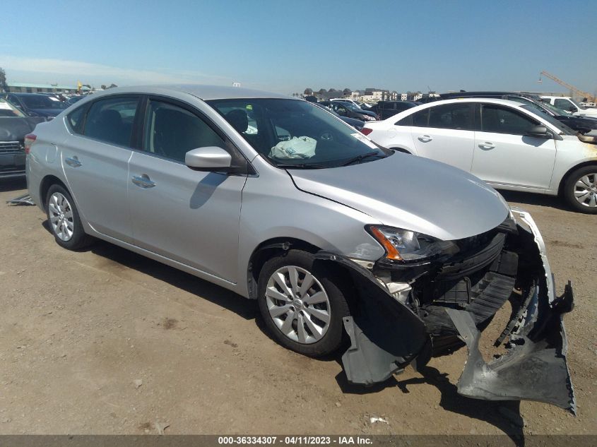 2015 NISSAN SENTRA SR/SL/S/SV/FE+ S - 3N1AB7AP8FL664497