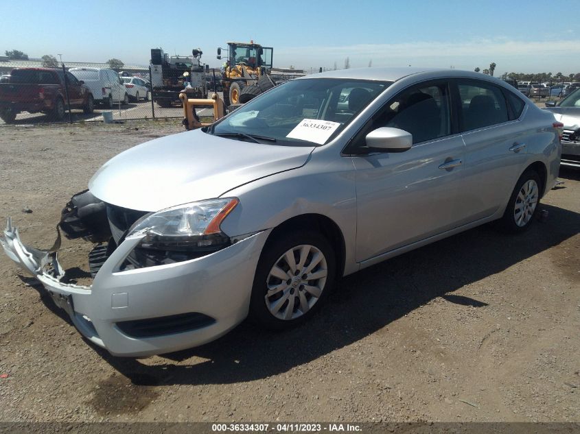 2015 NISSAN SENTRA SR/SL/S/SV/FE+ S - 3N1AB7AP8FL664497