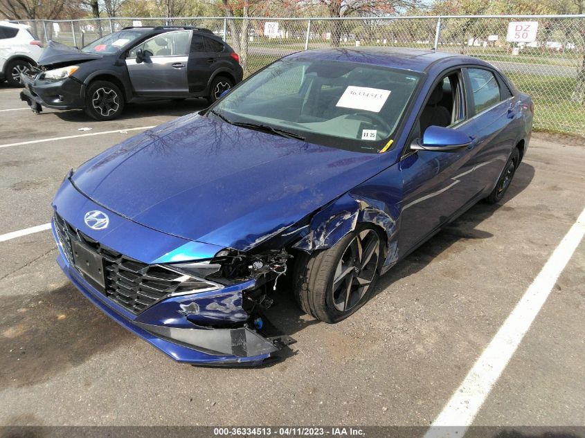 2021 HYUNDAI ELANTRA SEL - 5NPLN4AG3MH007289