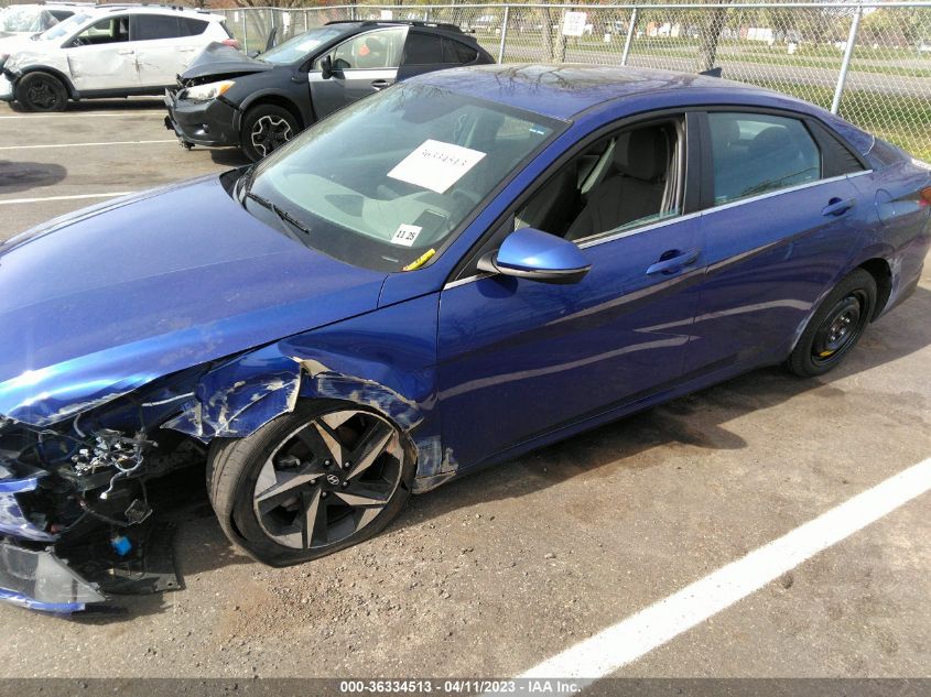 2021 HYUNDAI ELANTRA SEL - 5NPLN4AG3MH007289