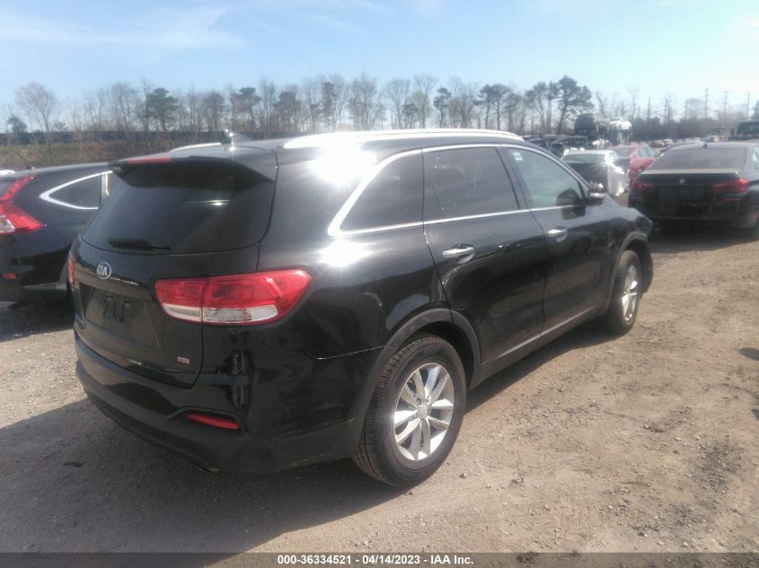 2016 KIA SORENTO LX - 5XYPG4A30GG166940