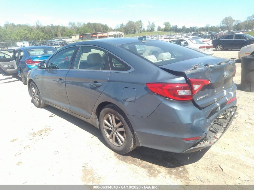 2015 HYUNDAI SONATA 2.4L SE - 5NPE24AF2FH178837