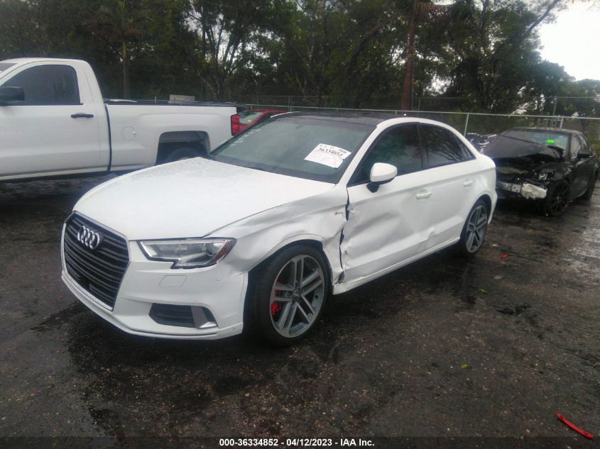 2018 AUDI A3 SEDAN PREMIUM/TECH PREMIUM - WAUAUGFF7J1031171