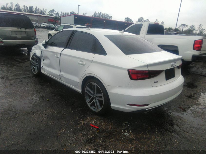2018 AUDI A3 SEDAN PREMIUM/TECH PREMIUM - WAUAUGFF7J1031171