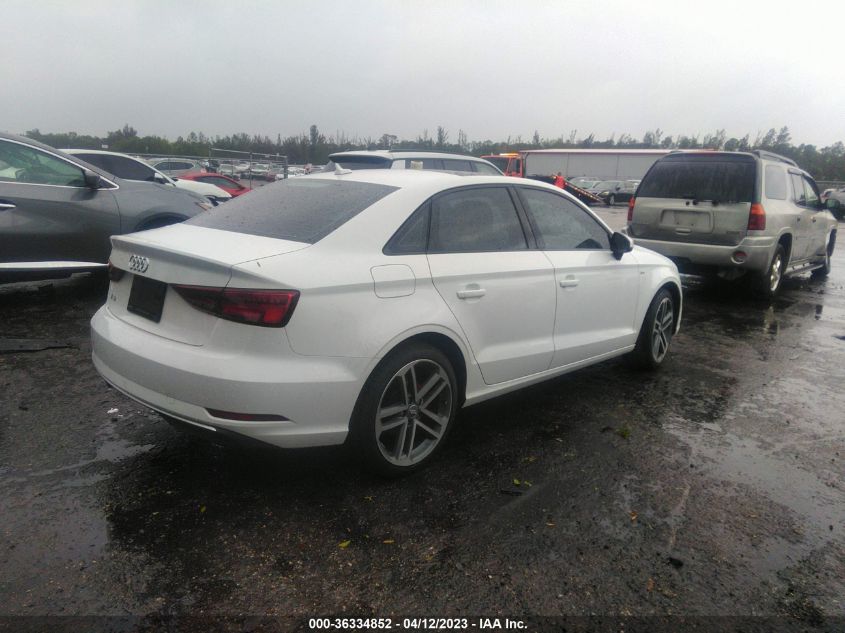 2018 AUDI A3 SEDAN PREMIUM/TECH PREMIUM - WAUAUGFF7J1031171